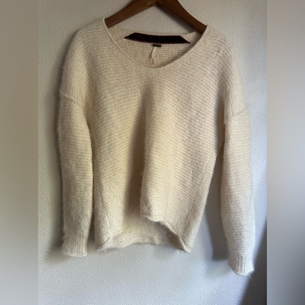Free People Cream Women's Sweater